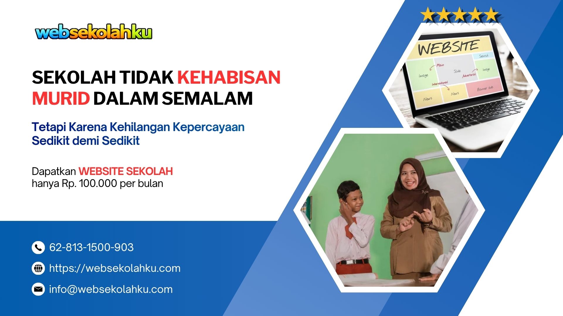 Sekolah Tidak Kehabisan Murid dalam Semalam, Tetapi Karena Kehilangan Kepercayaan Sedikit demi Sedikit